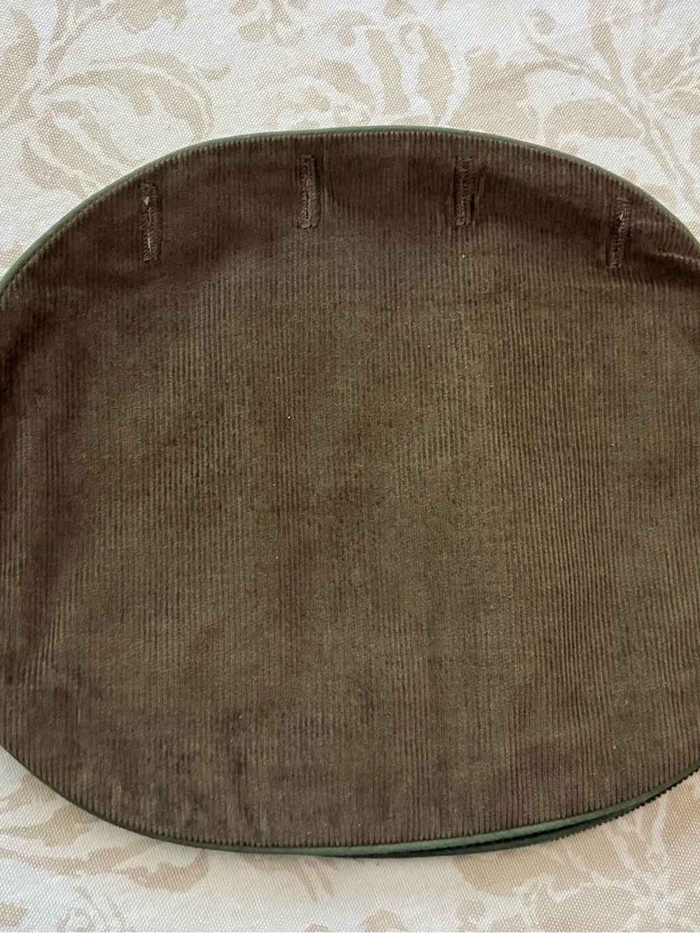 Carroll Reed Bermuda Bag Cover Brown  Corduroy 4 Button Vintage